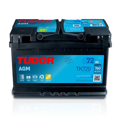 tudor tk700 agm|Starting Battery TK720 TUDOR EXIDE START.